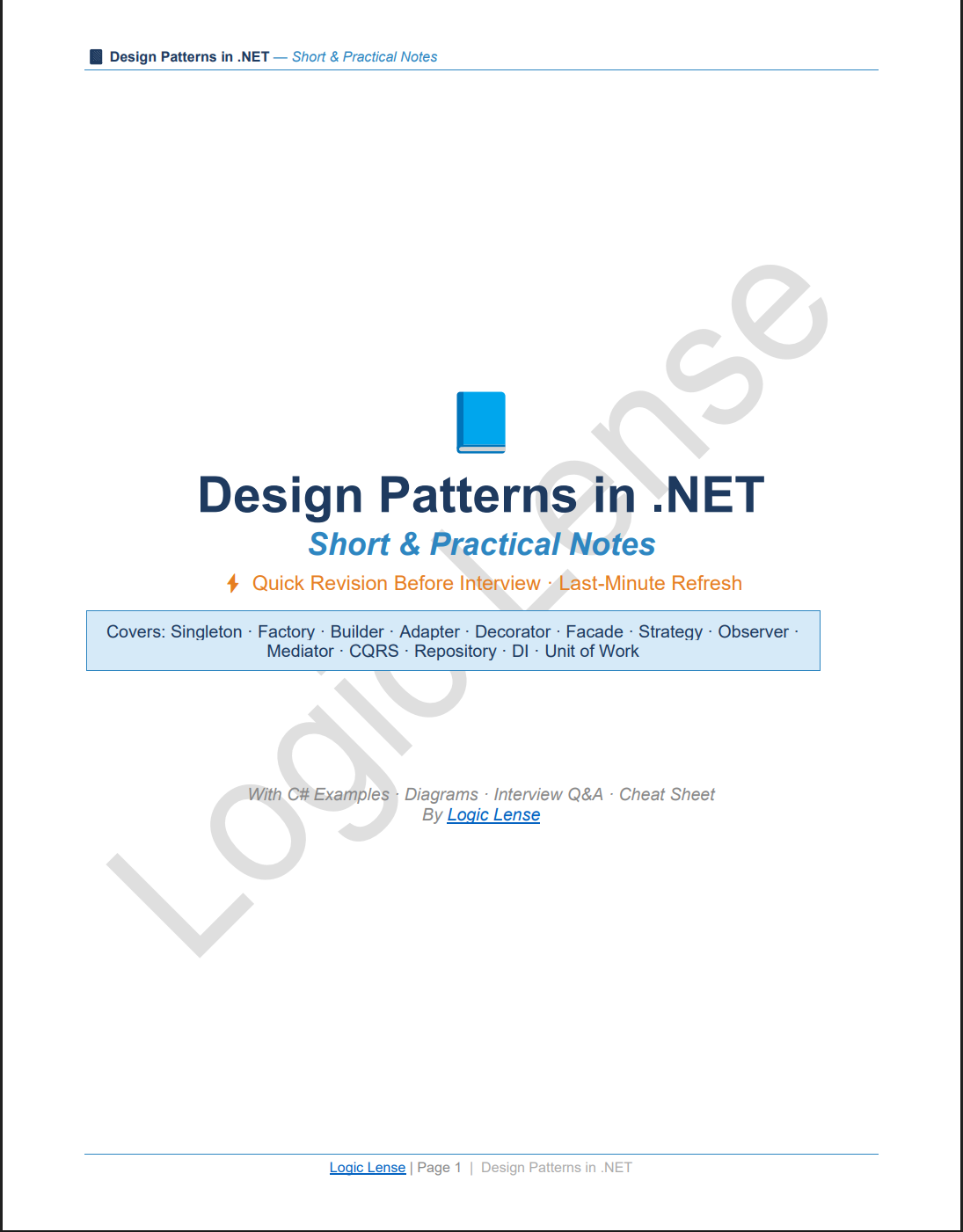 Design Pattern in .NET